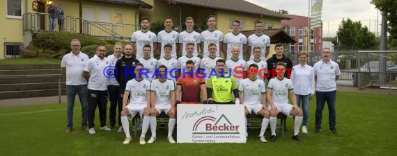 Mannschaftsfoto Saison 2019/20 Fussball Sinsheim - FC Zuzenhausen-2 (© Kraichgausport / Loerz)